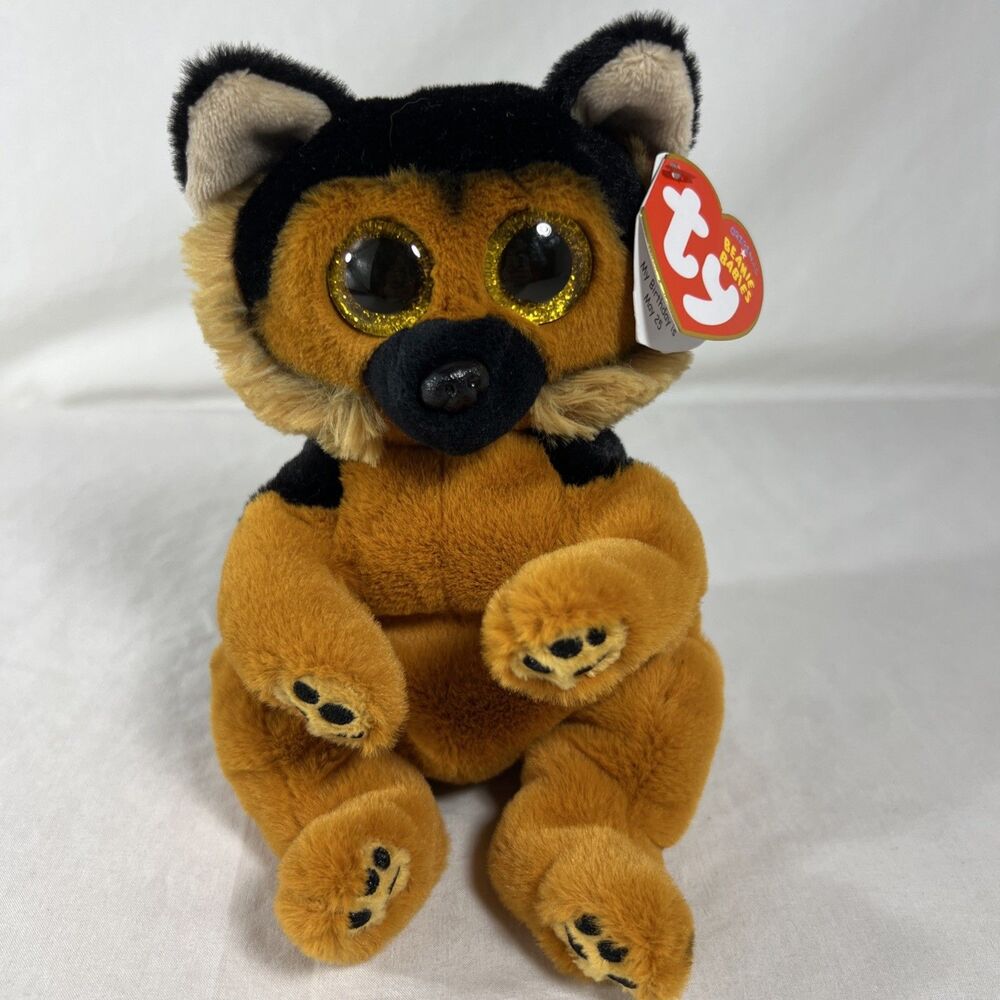 Ty - Beanie Babies - ACE the Dog - NWT - Beanies - DOB May 25 - 2021 - Shephard